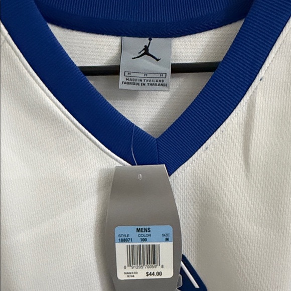 Jordan Blue and White Jersey - Picture 7 of 7